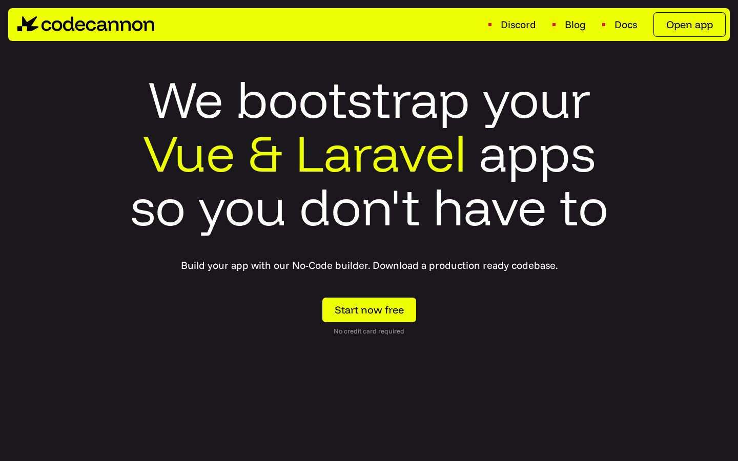 Codecannon Homepage