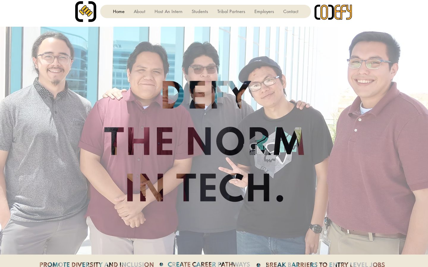Codefy Homepage
