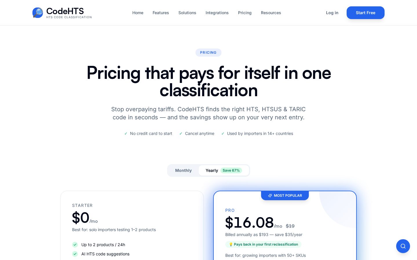 Codehts Pricing