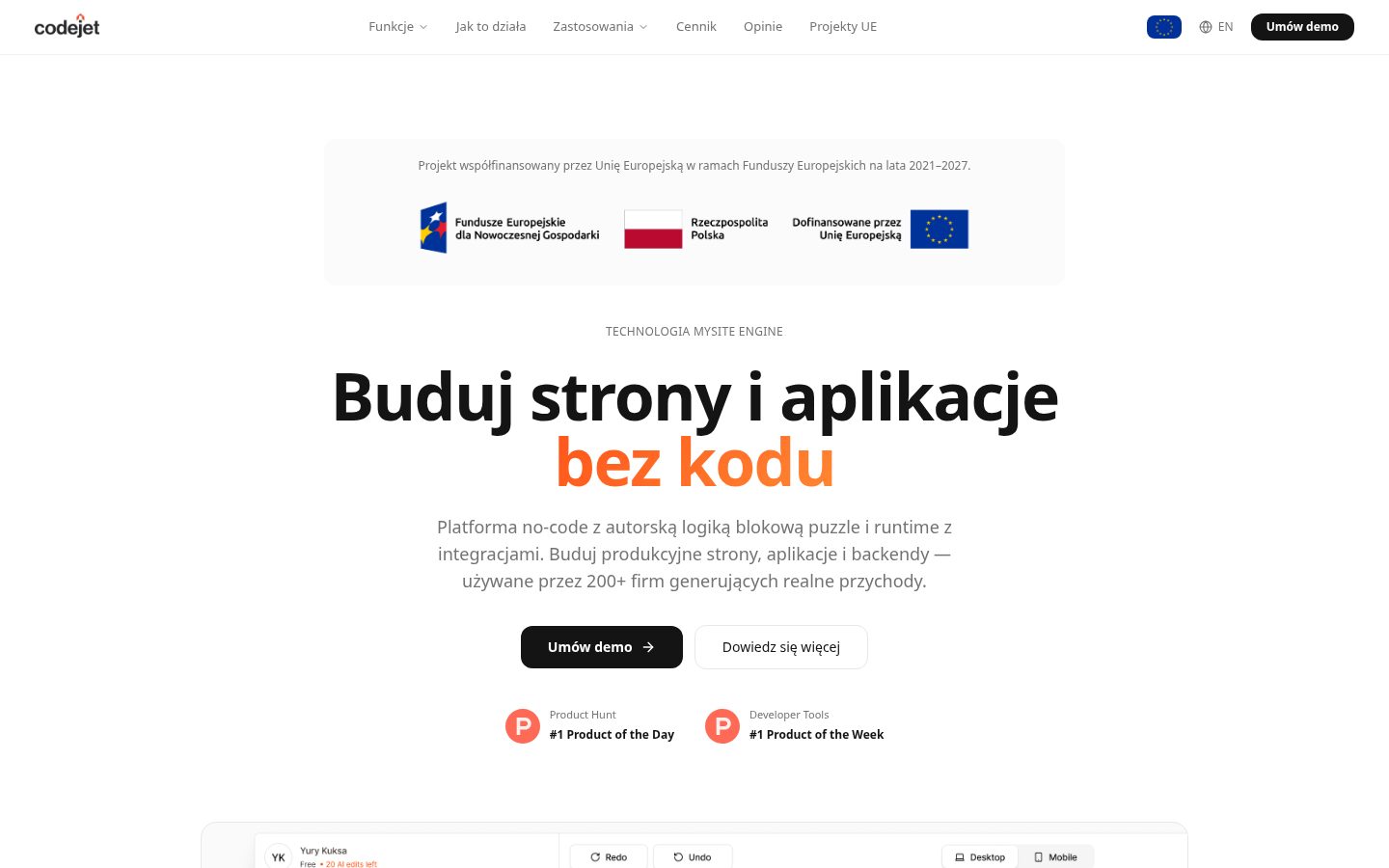 Codejet Homepage