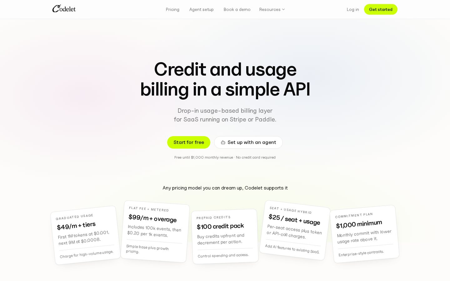 Codelet Homepage