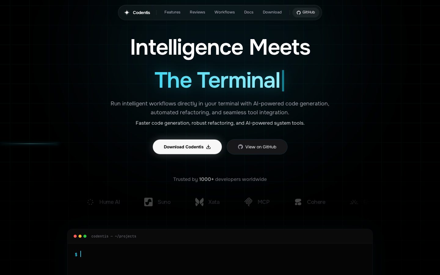 Codentis Homepage
