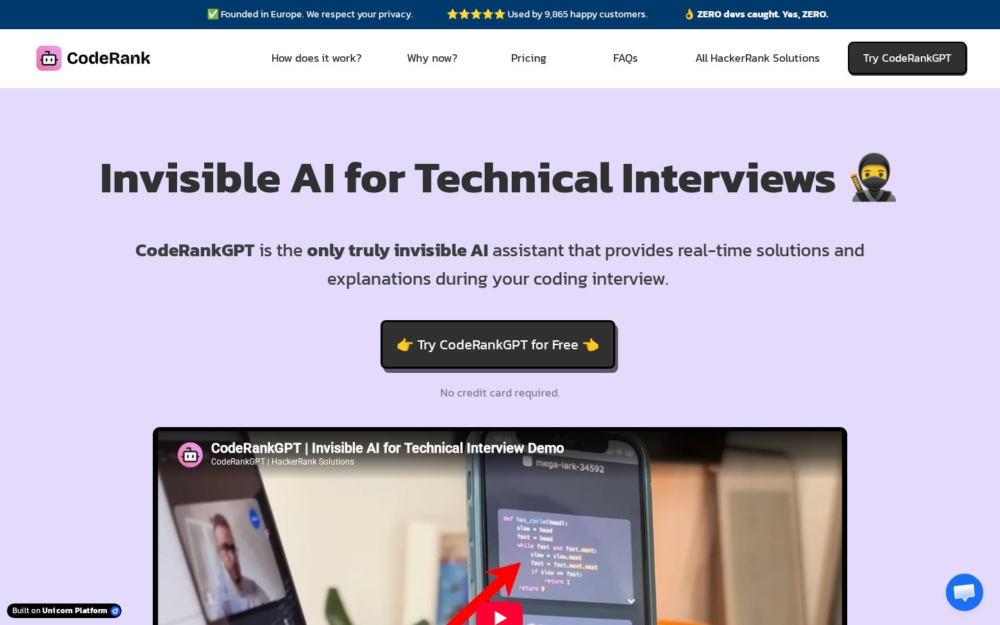 CodeRank Homepage