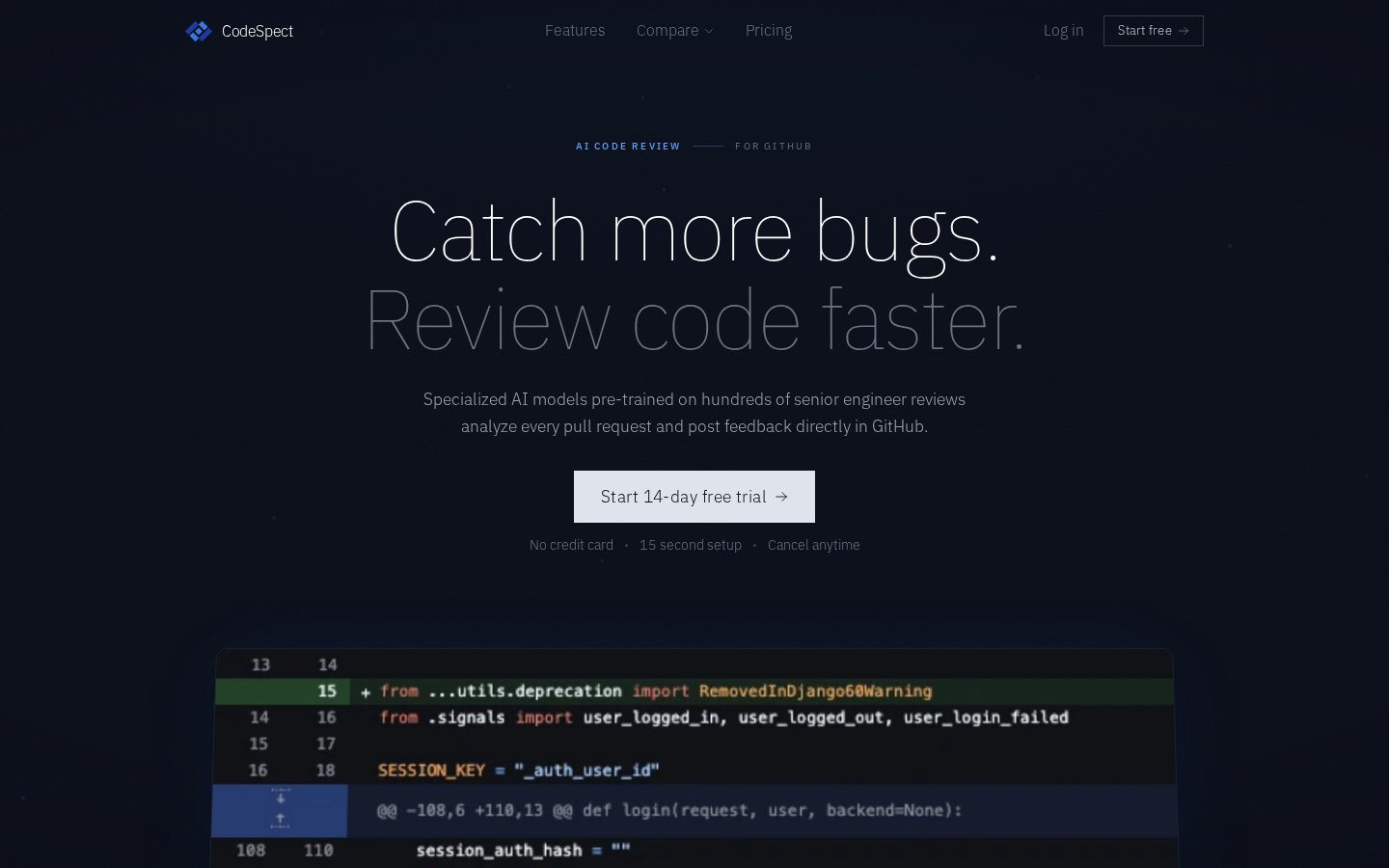 CodeSpect Homepage