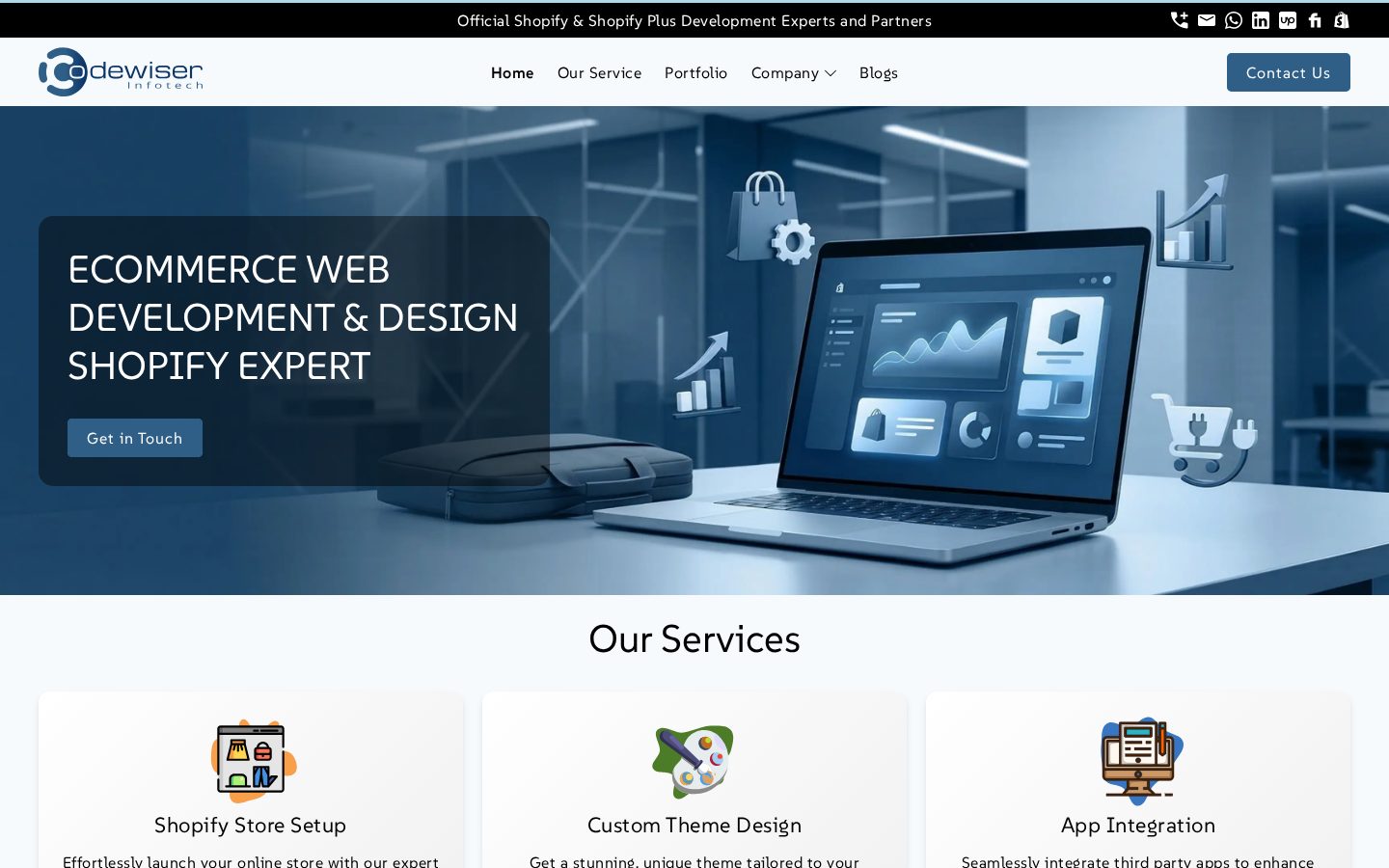 Codewiser Infotech Homepage