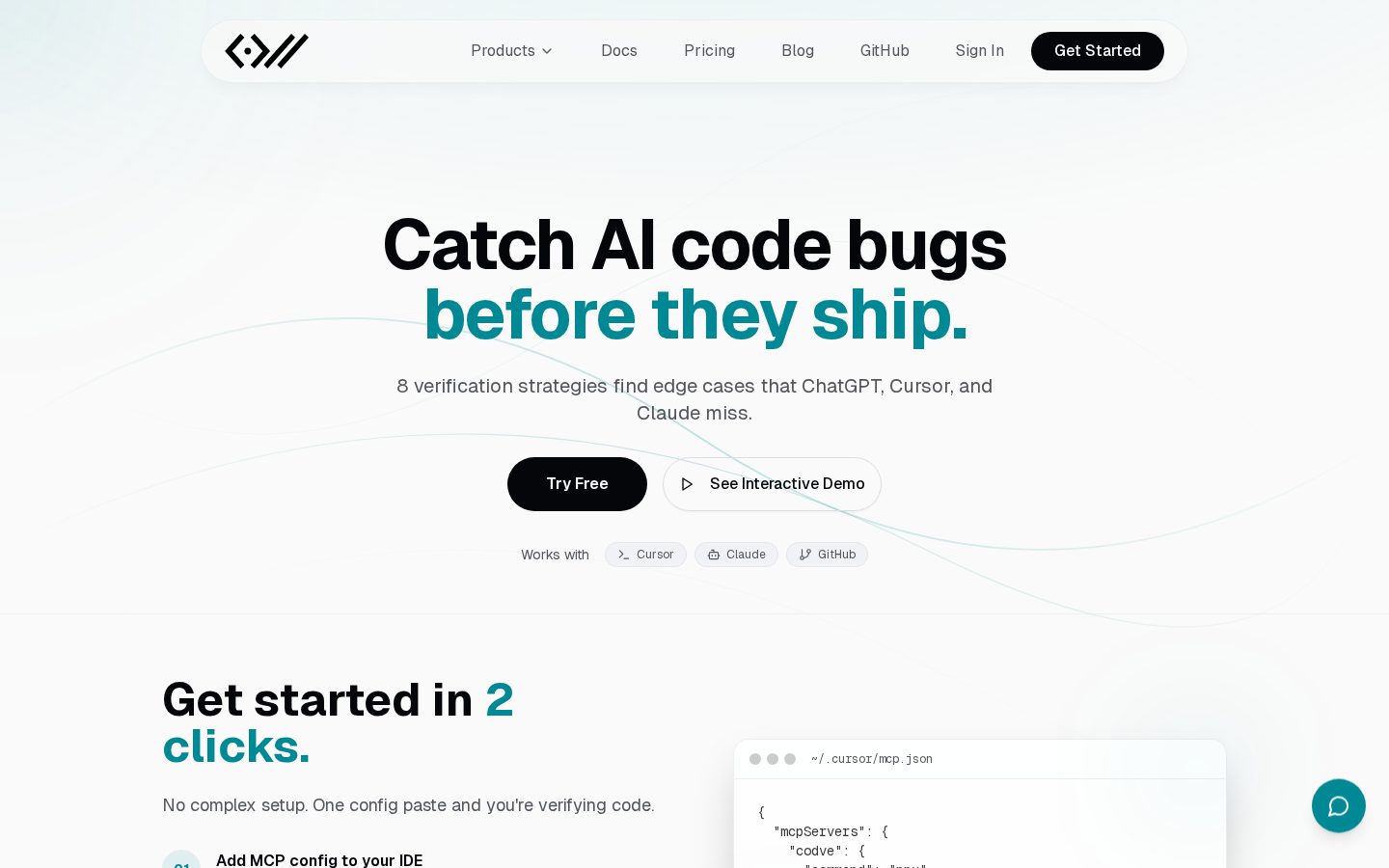 Codve Homepage