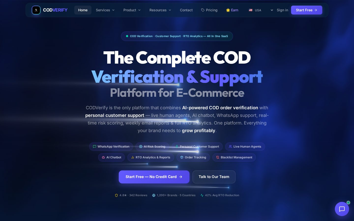 CODVerify Homepage
