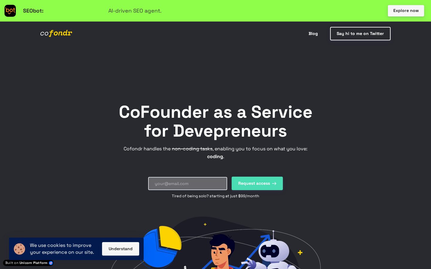 Cofondr Homepage