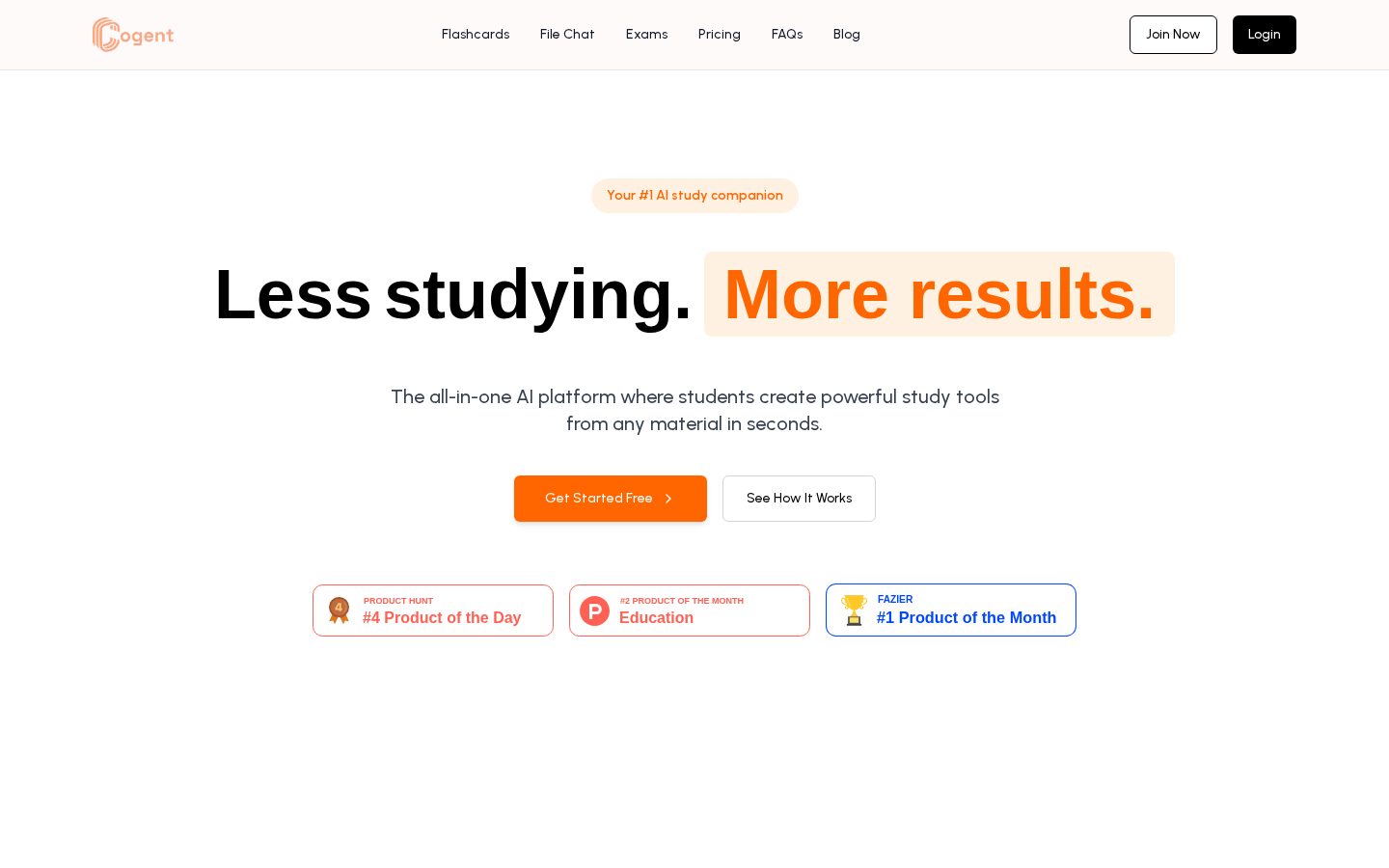 Cogent Homepage