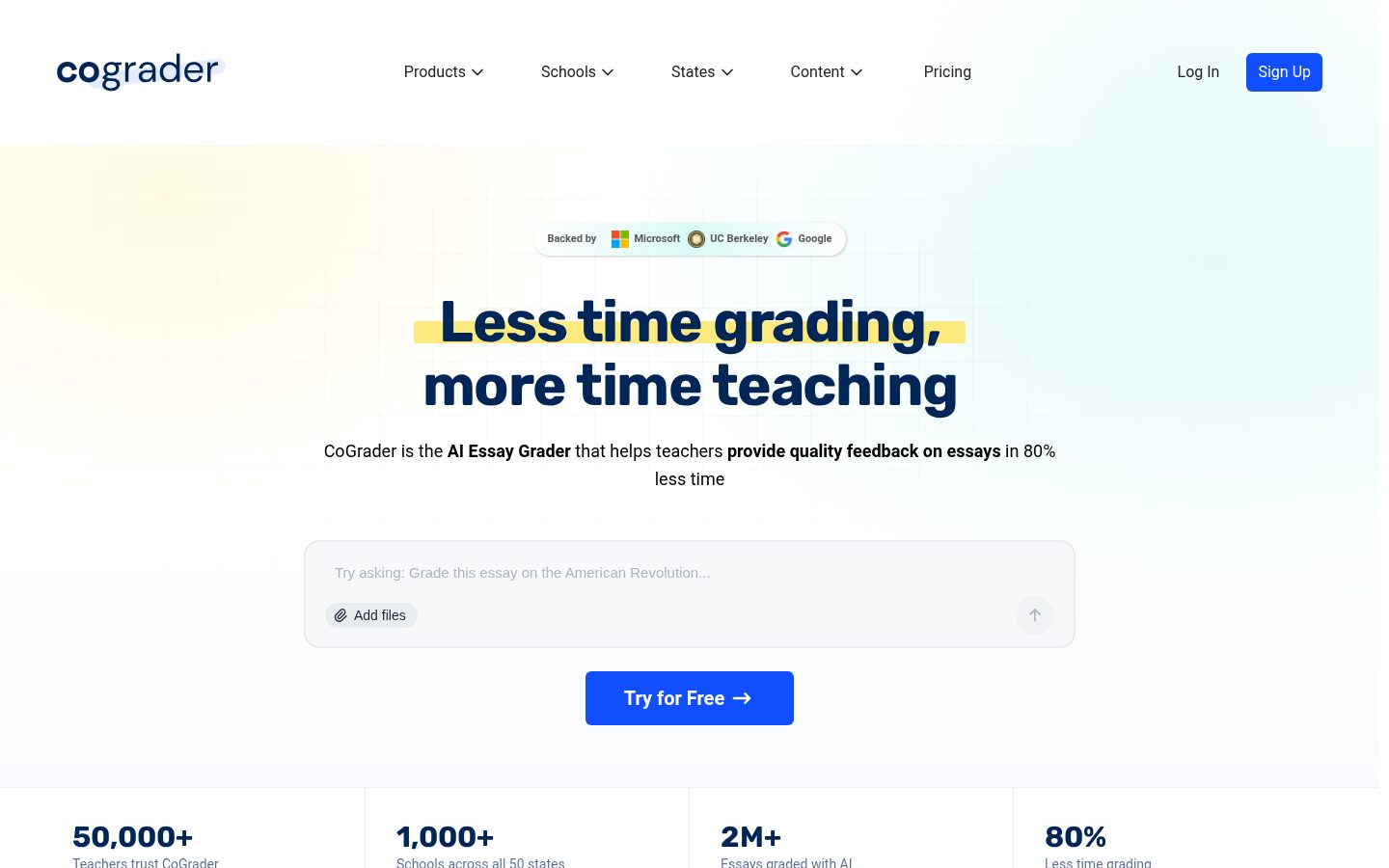 CoGrader Homepage