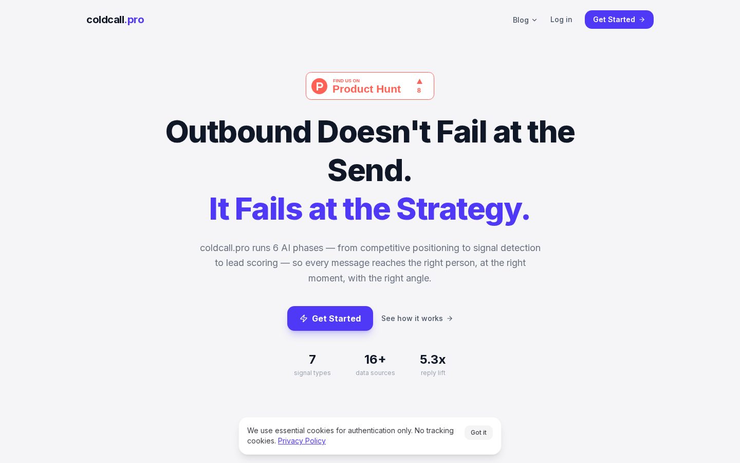 coldcall.pro Homepage