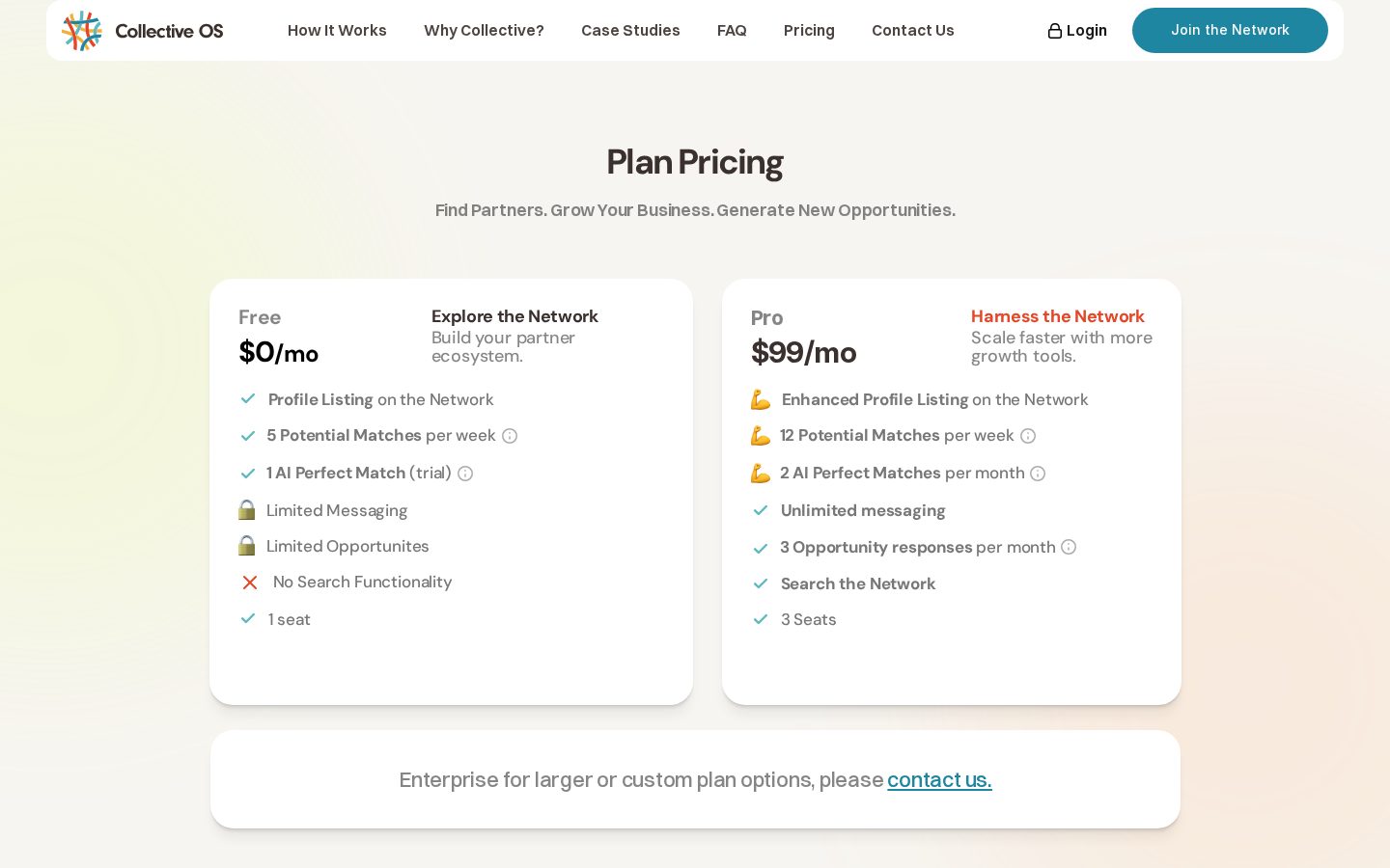 Collective OS Pricing