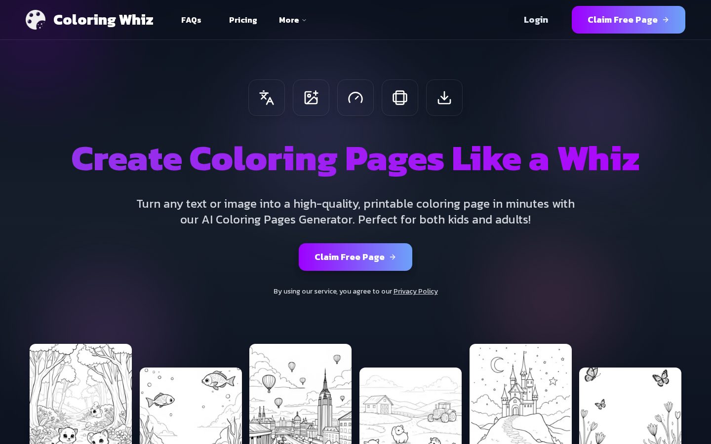Coloring Whiz Homepage