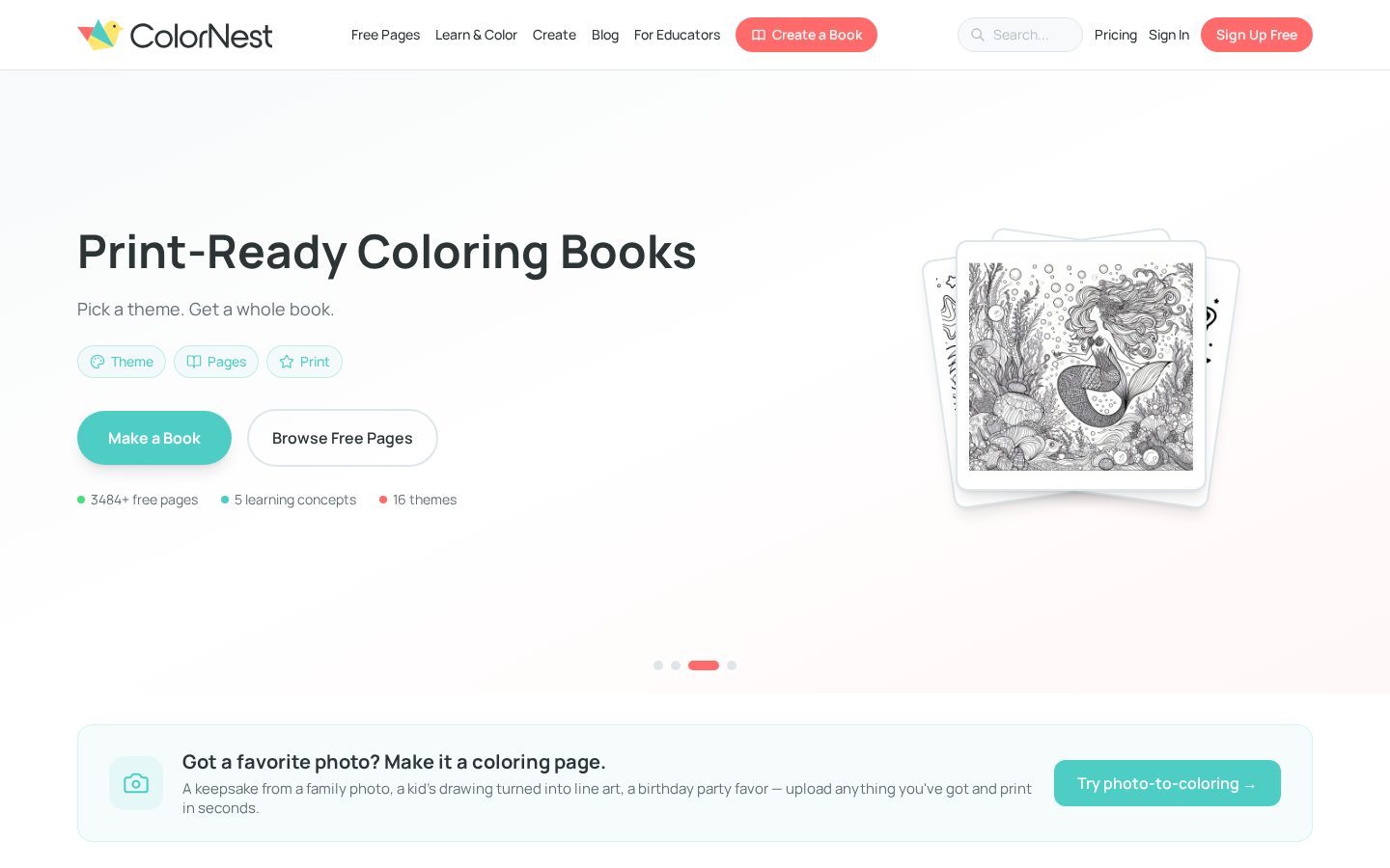 ColorNest Homepage