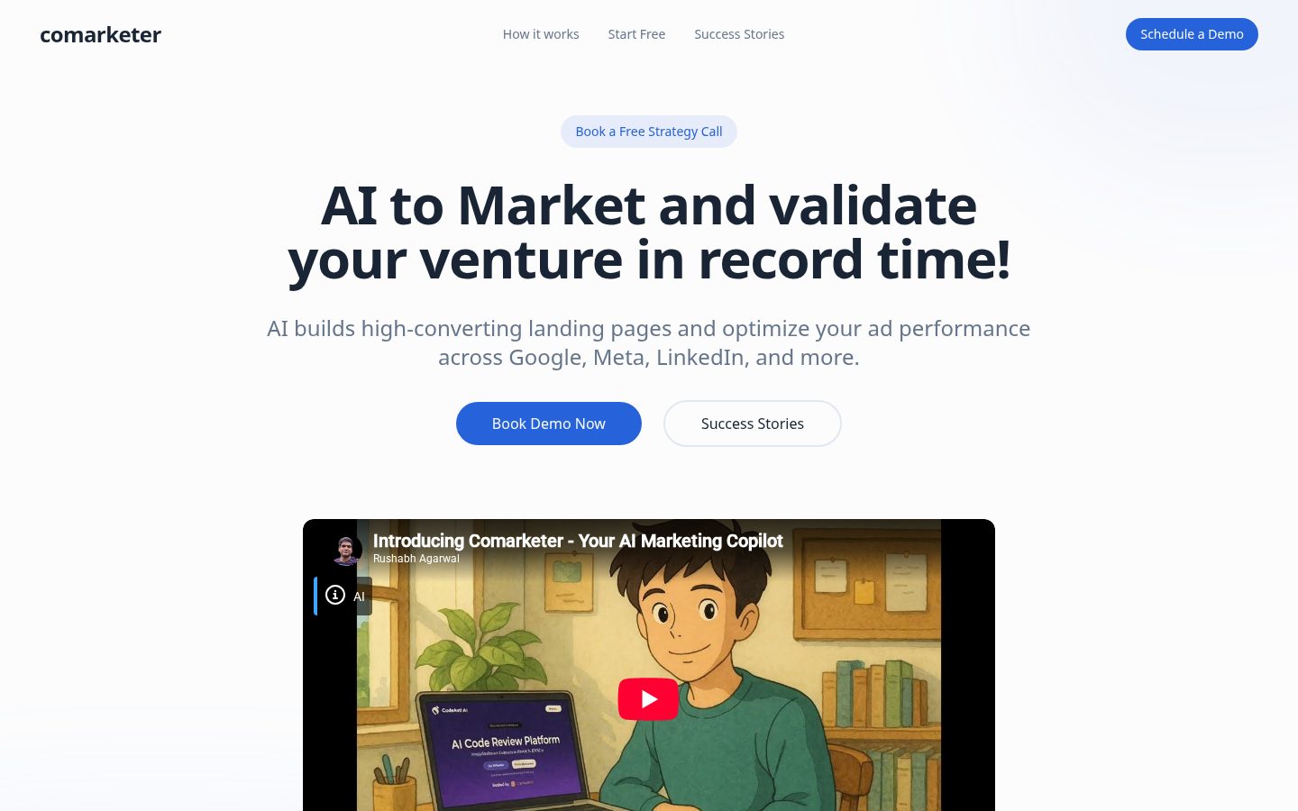 Comarketer Homepage