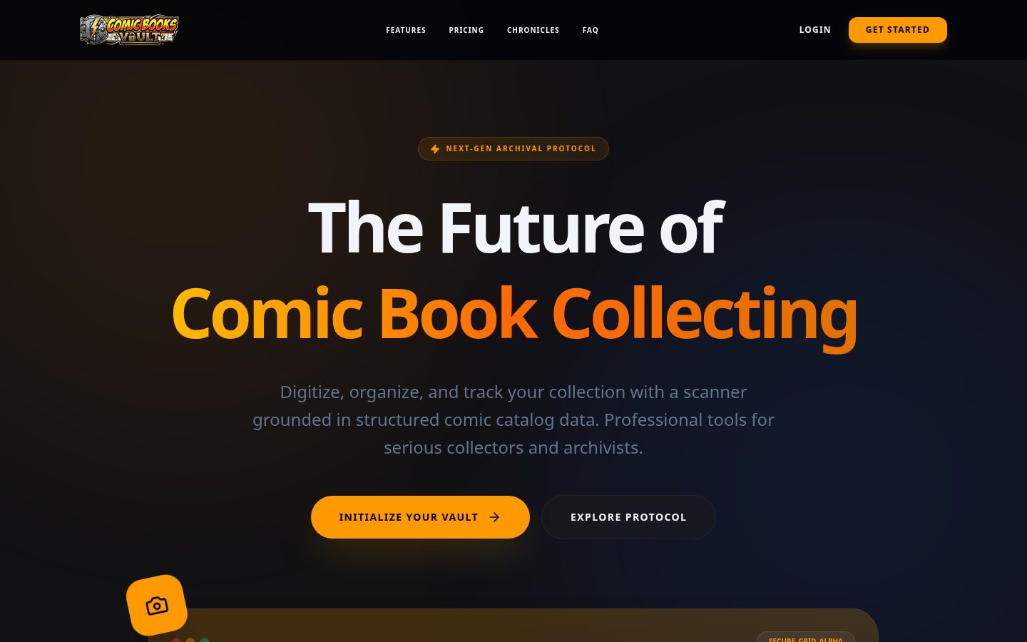 Comicbooks Vault Homepage