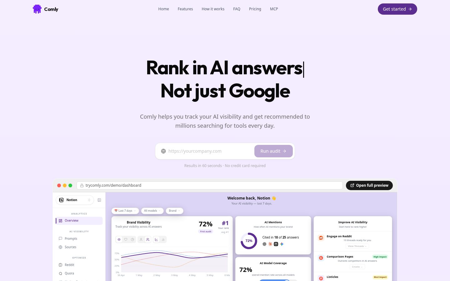 Comly Homepage