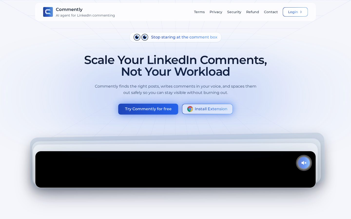 Commently Homepage