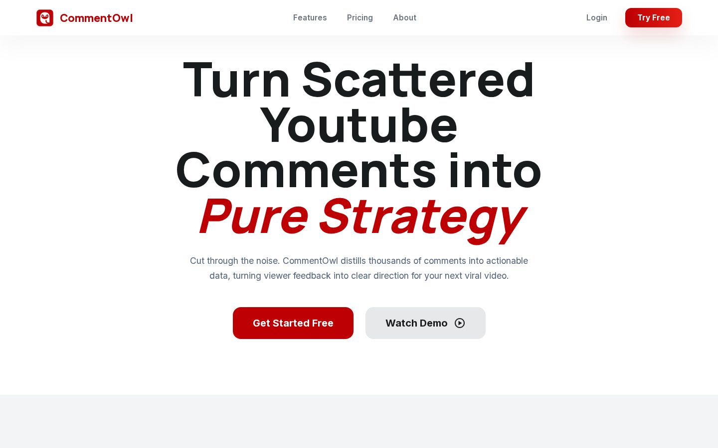 CommentOwl Homepage