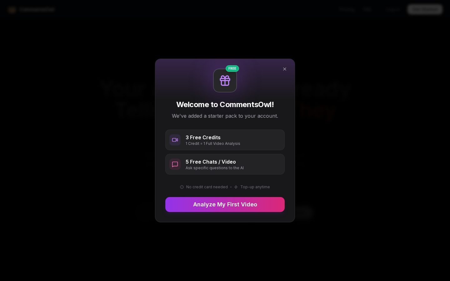 CommentsOwl Homepage