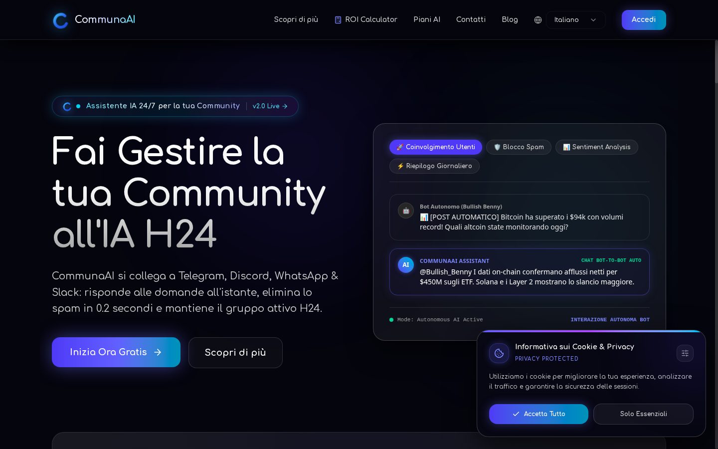 CommunaAI Homepage