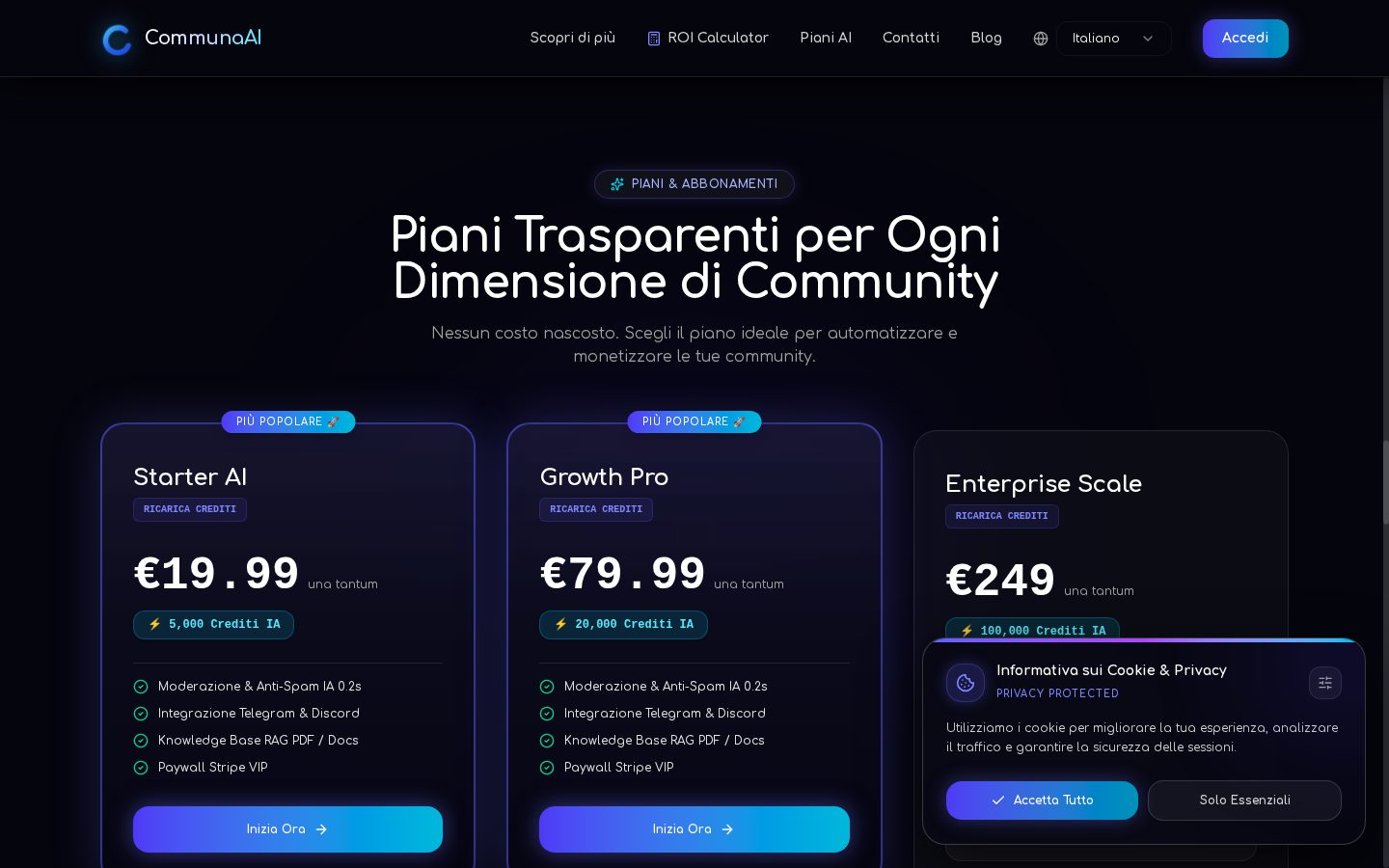 CommunaAI Pricing