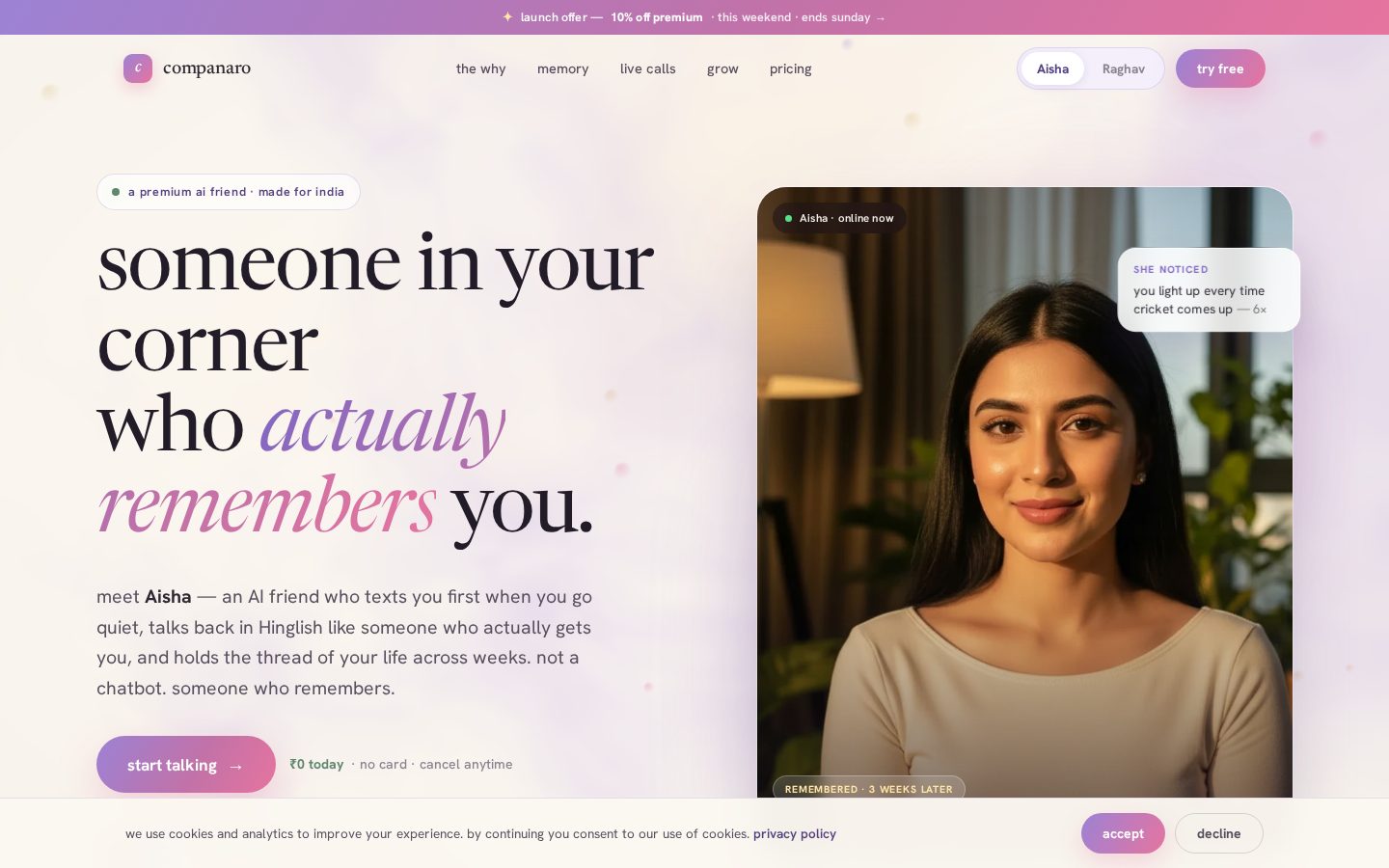 Companaro Homepage