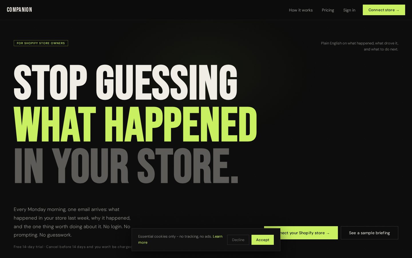 Companion Homepage