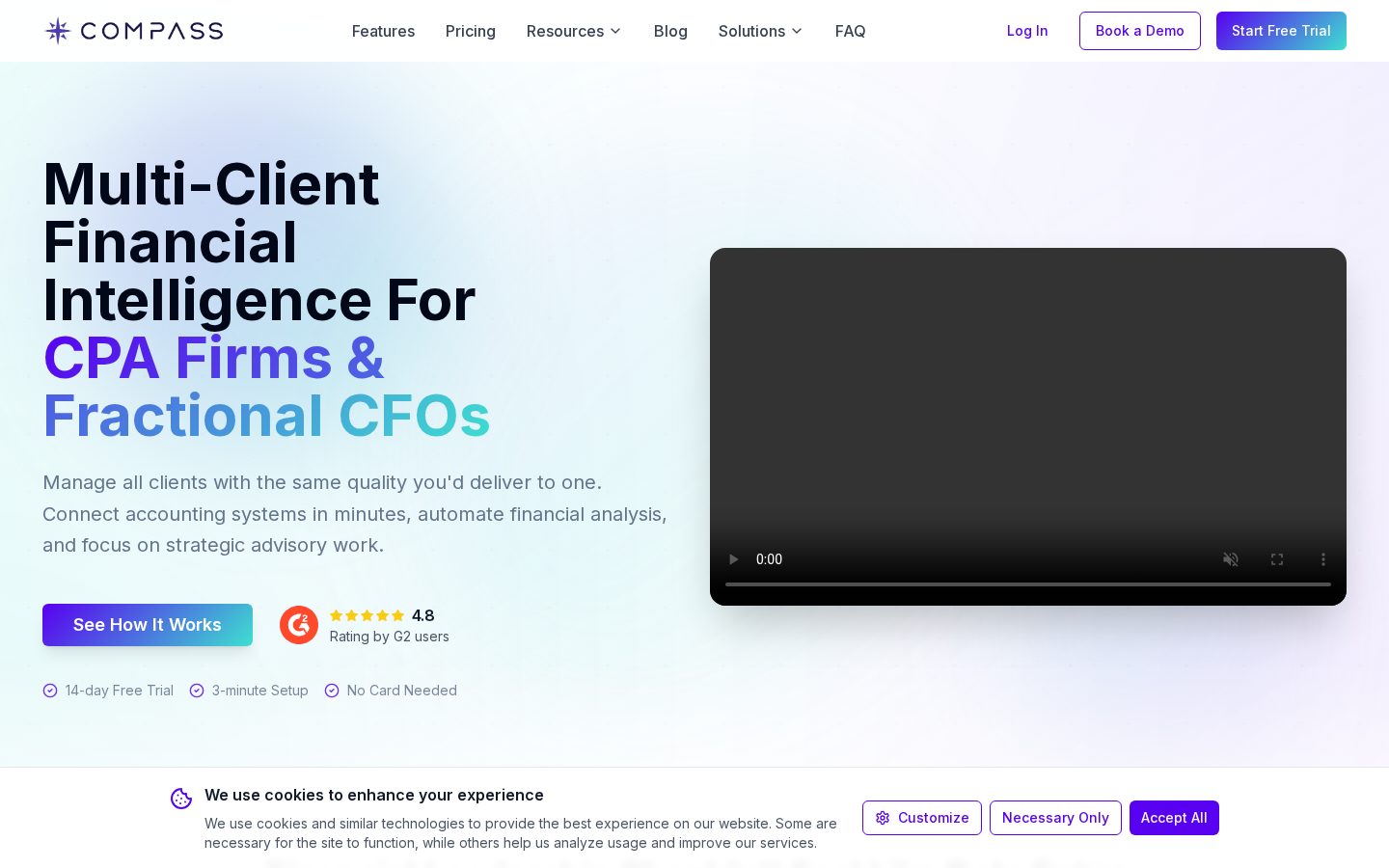 Compass AI Homepage