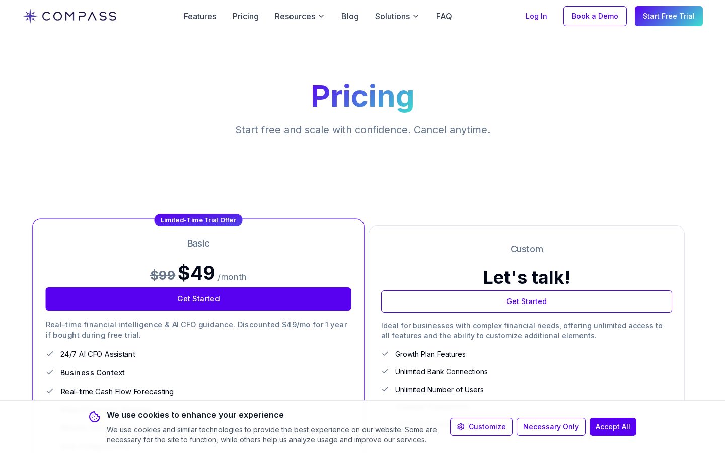 Compass AI Pricing