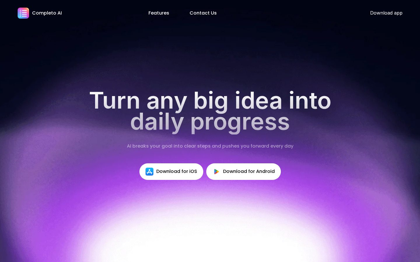 Completo AI Homepage