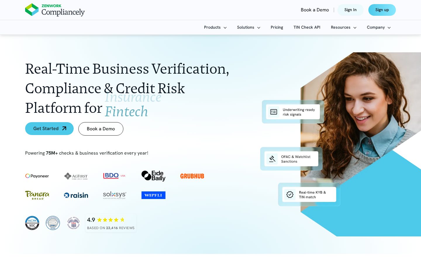 Compliancely Homepage