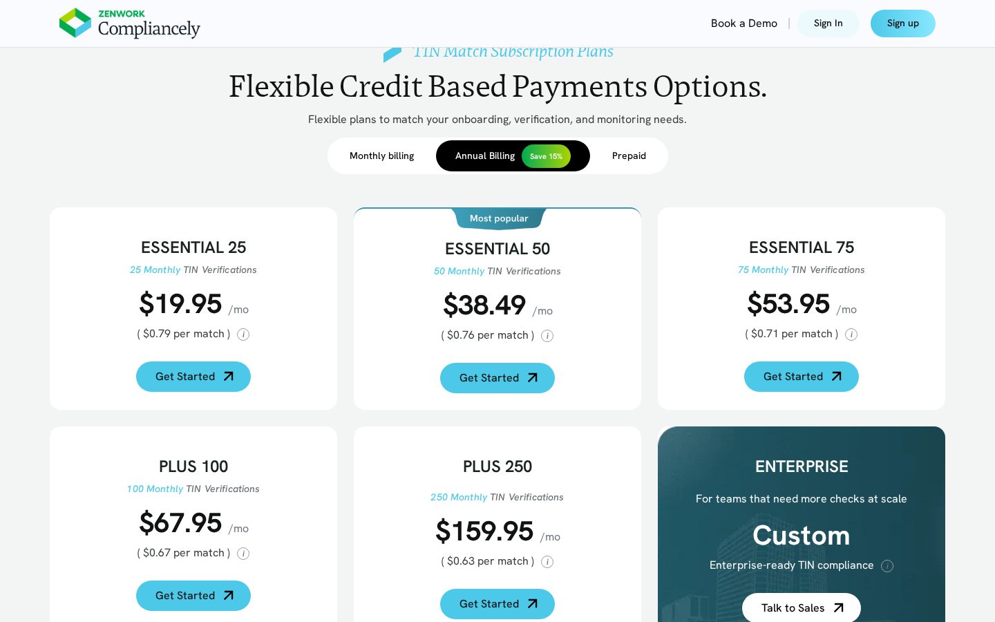 Compliancely Pricing