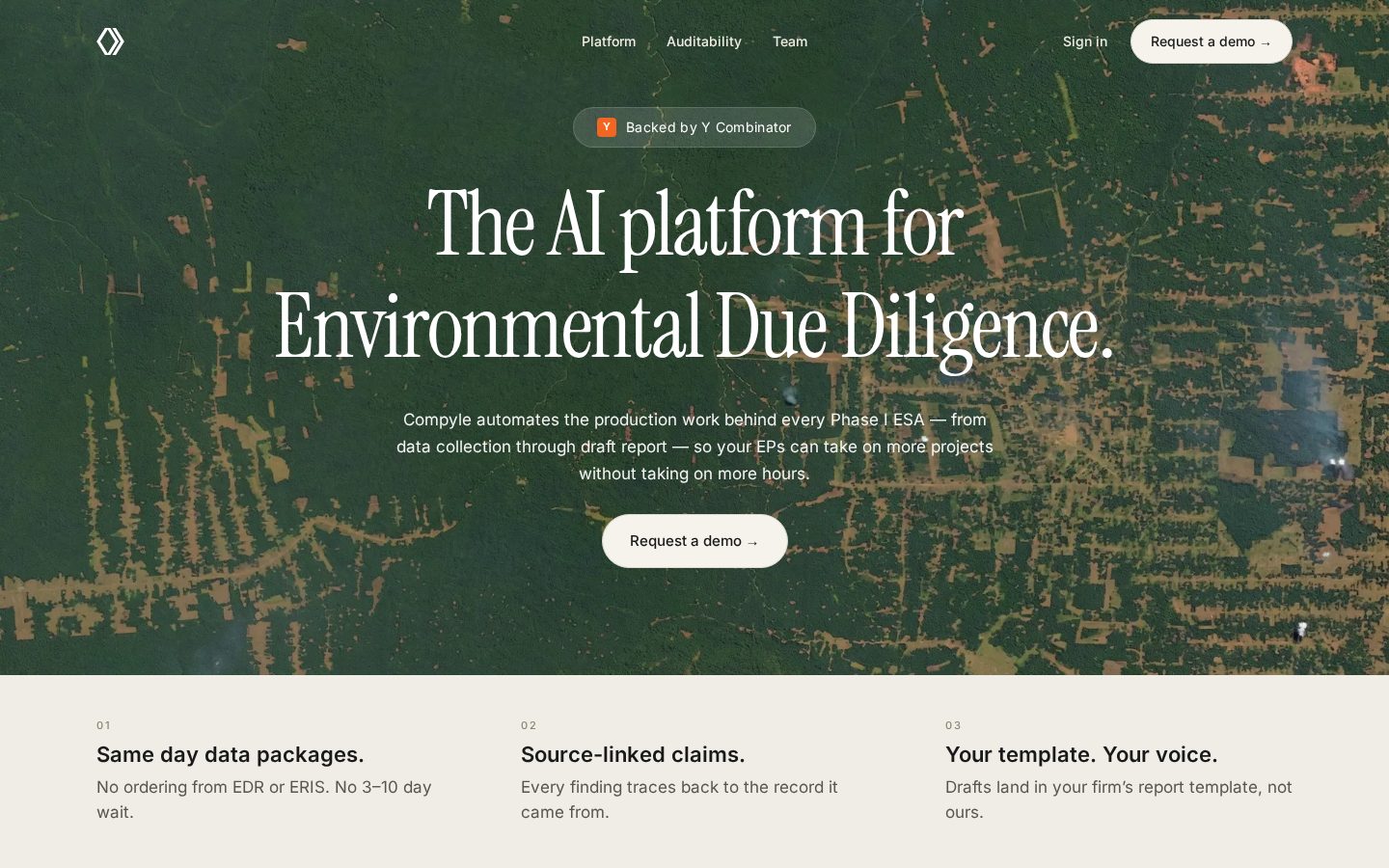 Compyle Homepage