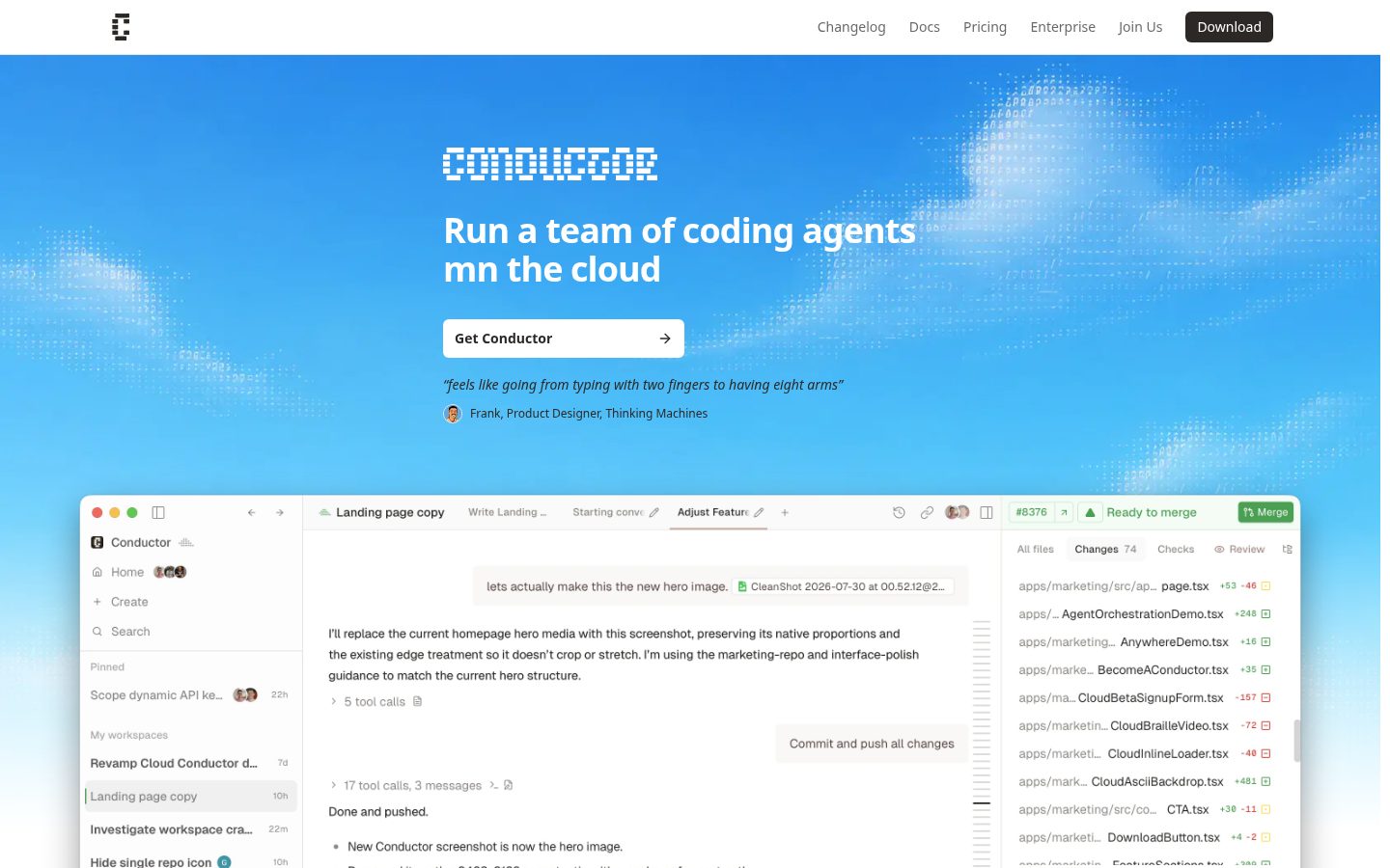 Conductor Homepage