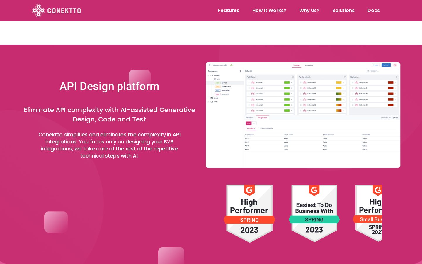 Conektto Homepage