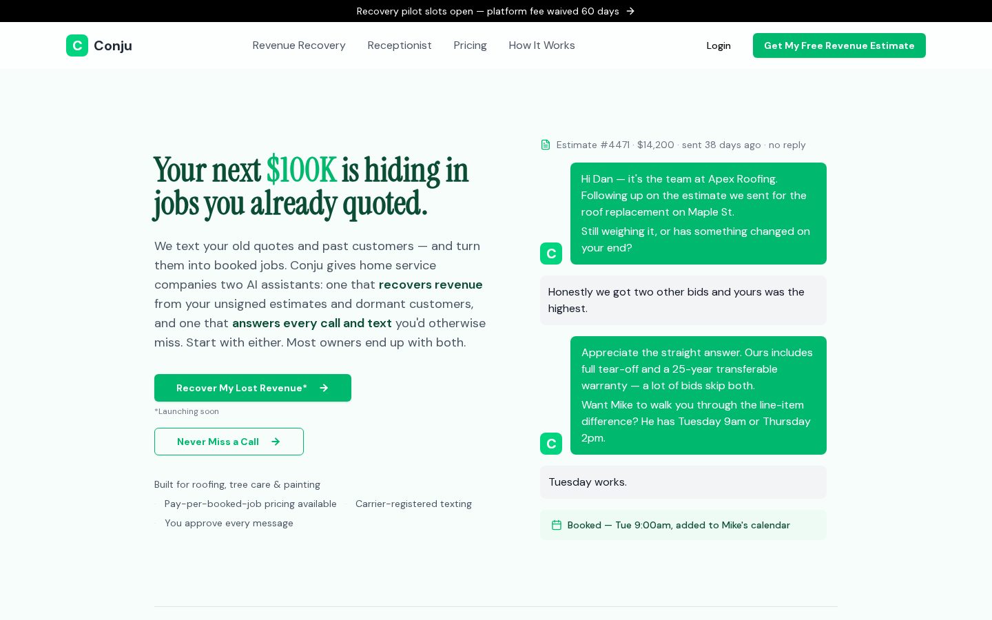 Conju Homepage