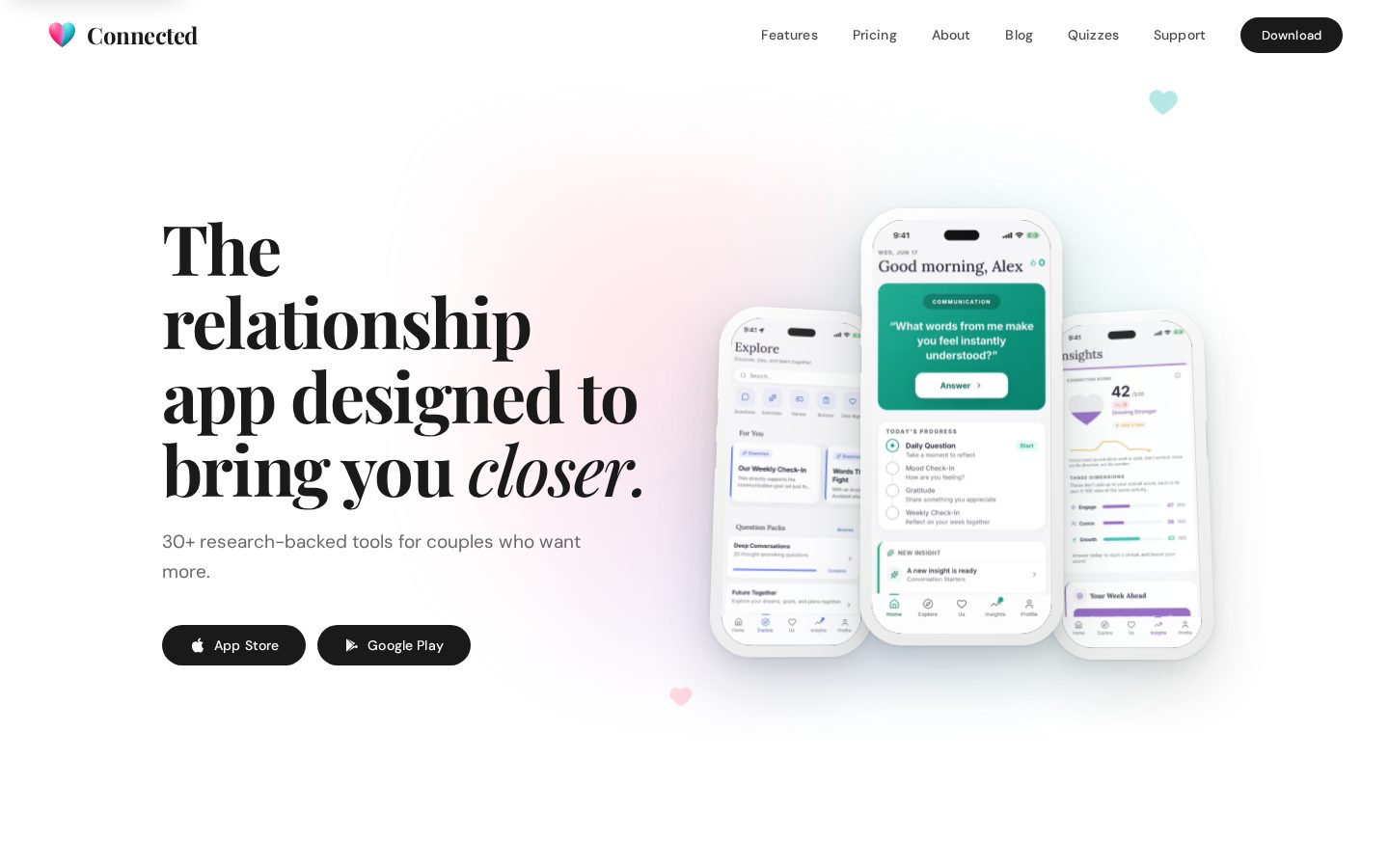 Connected Homepage