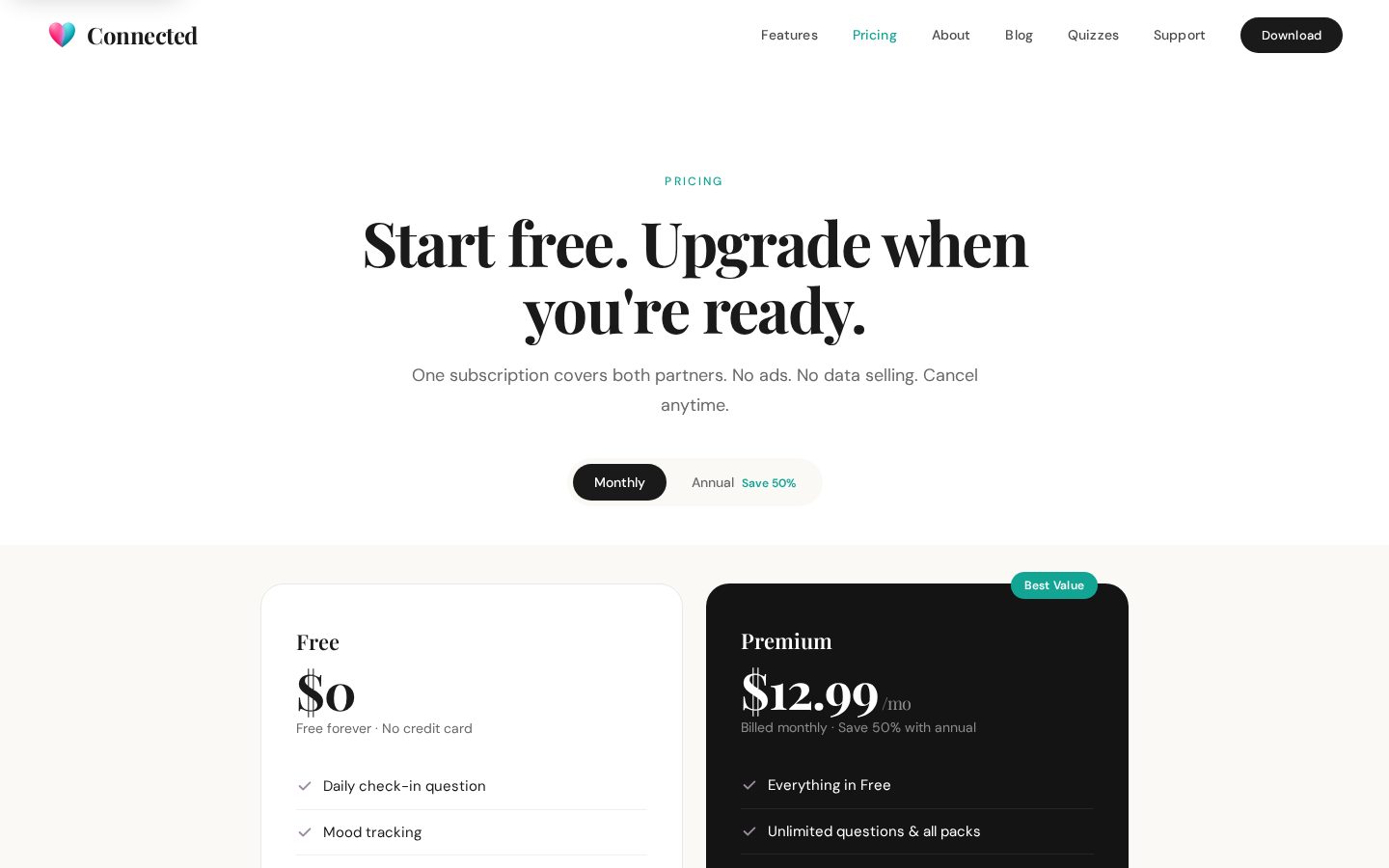 Connected Pricing