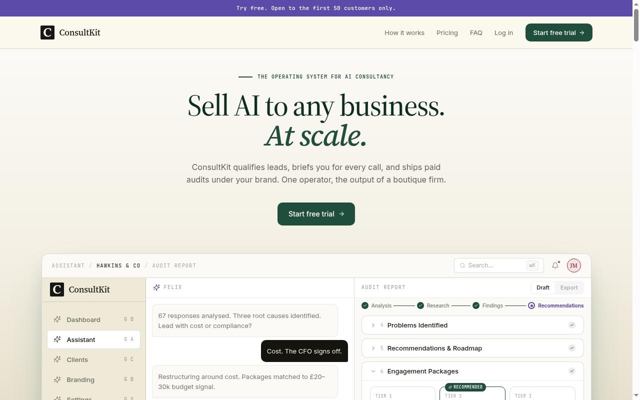 ConsultKit Homepage