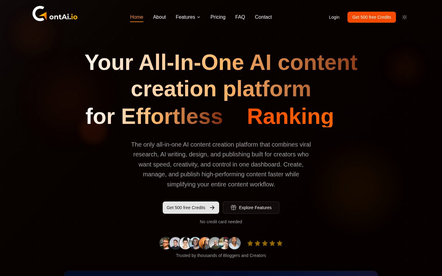 contai.io Homepage
