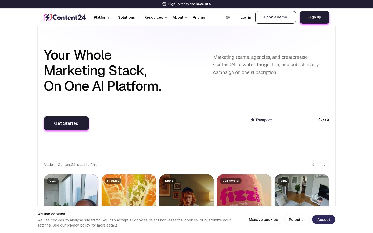 Content24 Homepage