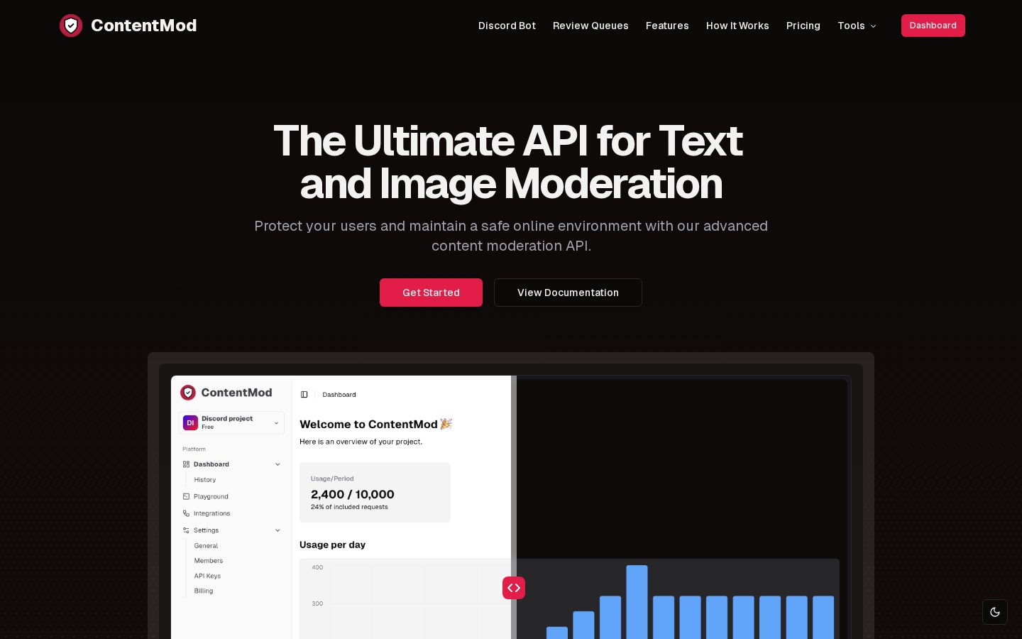 ContentMod Homepage