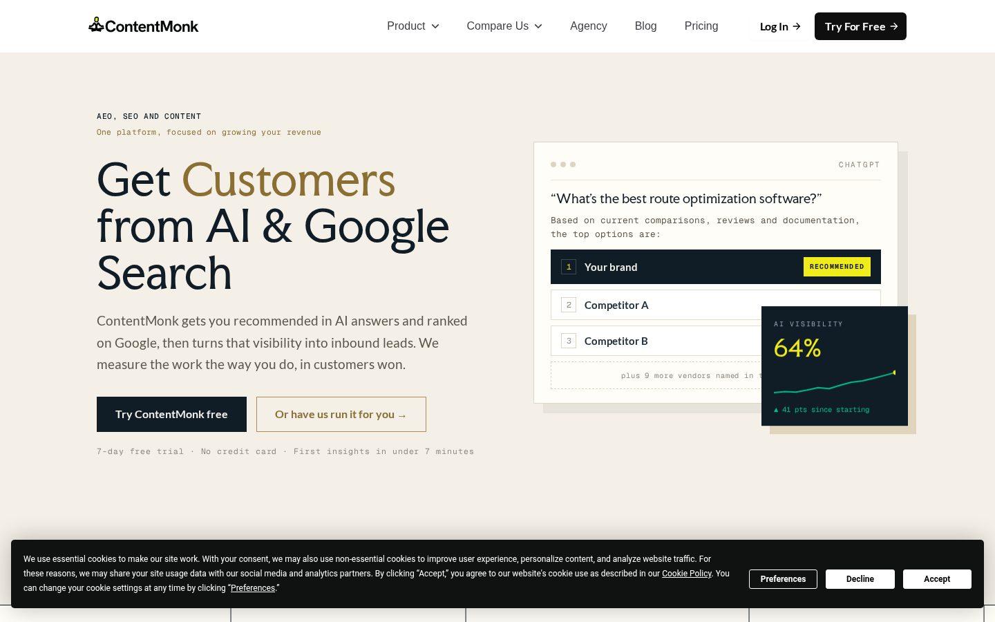 ContentMonk Homepage