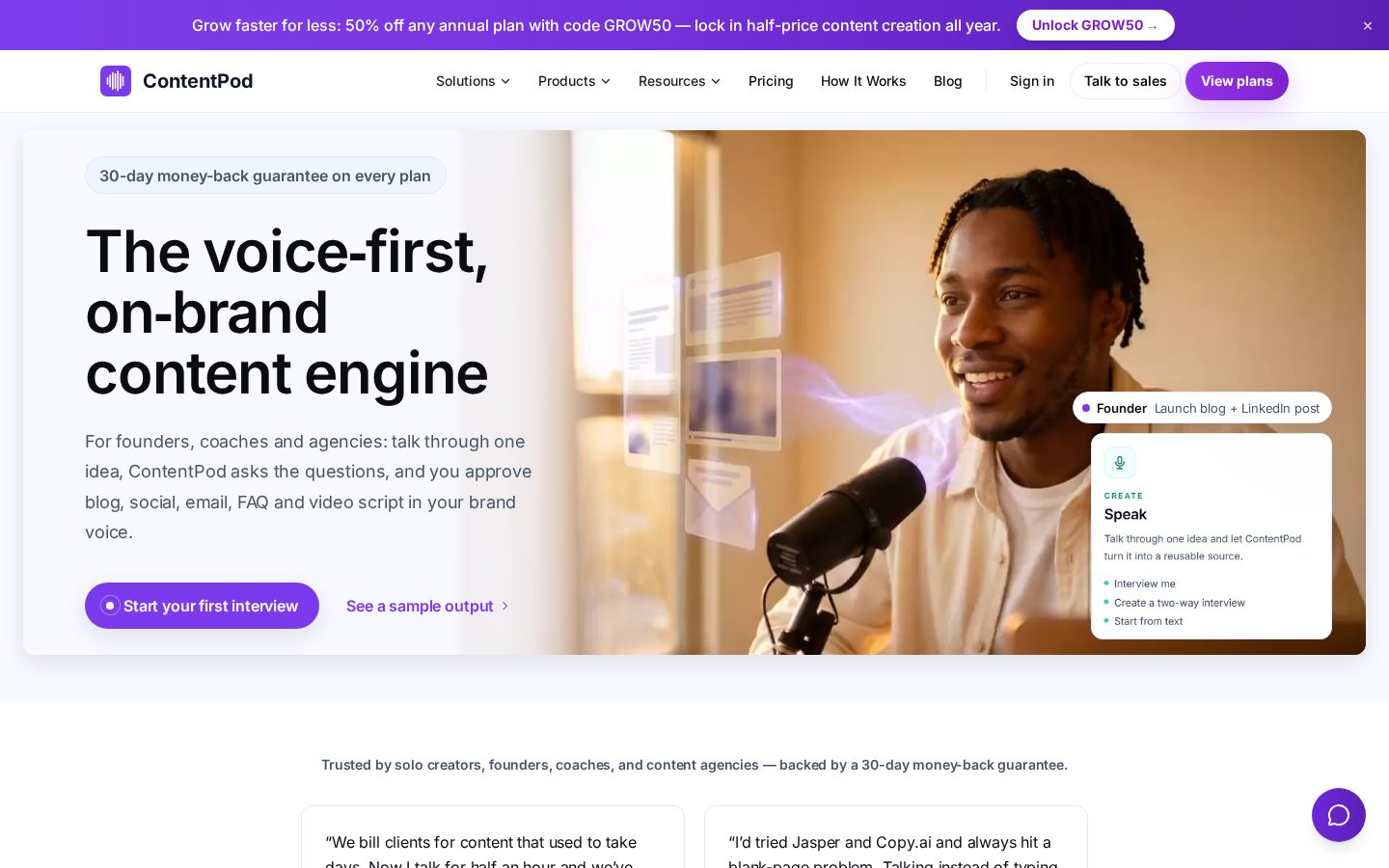 ContentPod Homepage