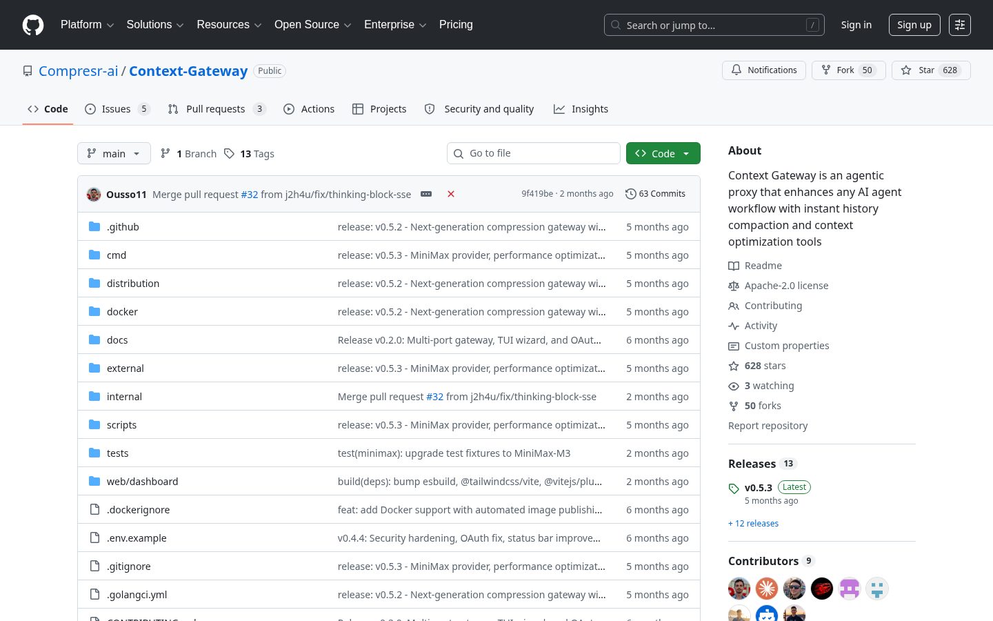 Context Gateway Homepage