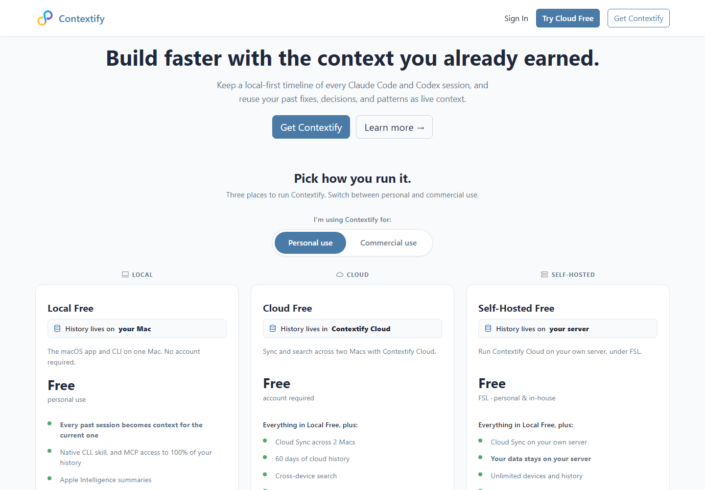 Contextify pricing