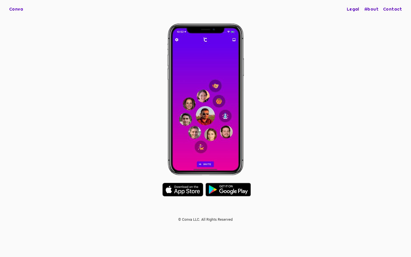 Conva Homepage