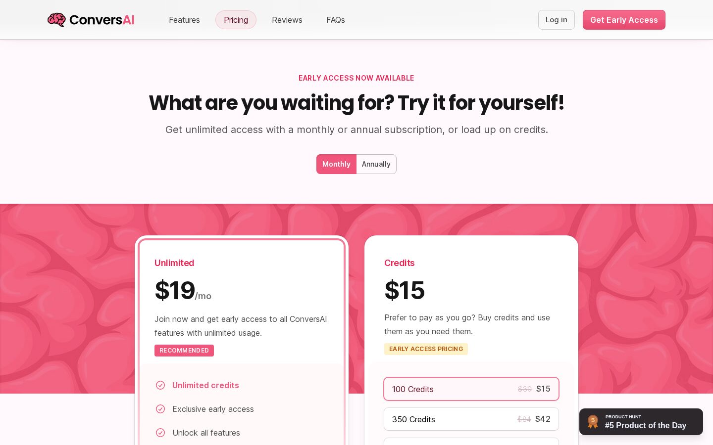 ConversAI Pricing