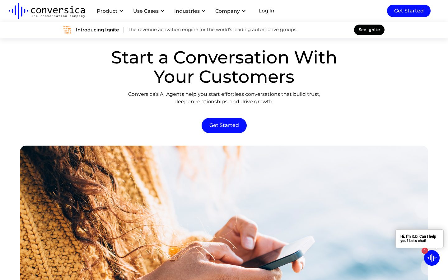 Conversica Homepage